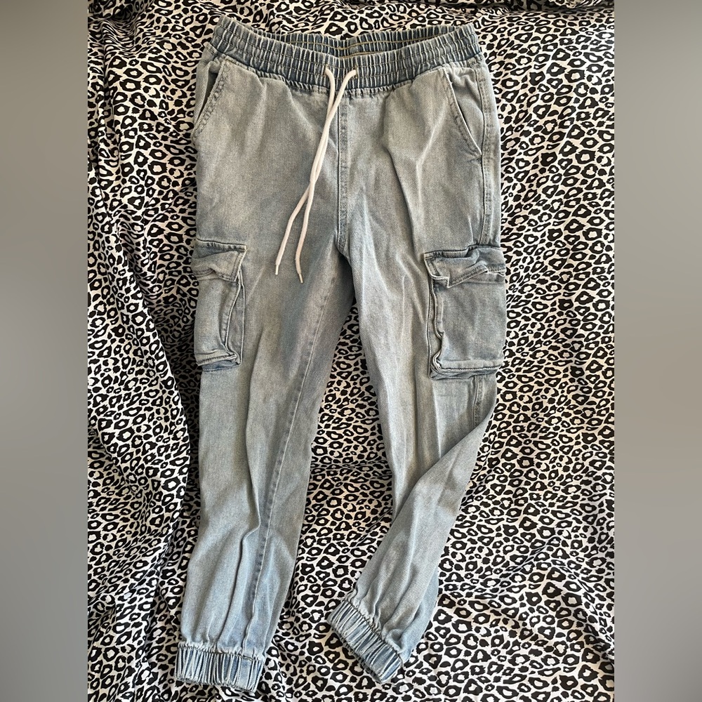 Wild Fable size XS Extra Small Denim Jean Joggers